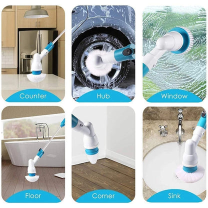 Brosse de Nettoyage Électrique Puissante pour Saletés et Taches