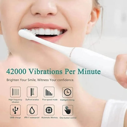 Brosse à Dents Électrique 6 Modes pour un Sourire Éclatant